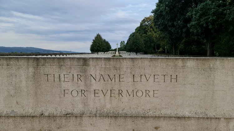Der britische Teil der Gräberstätte in Kassel-Niederzwehren